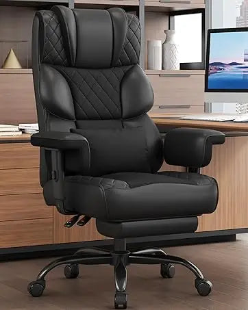 Gaming Chair, Big and Tall Gaming Chair with Footrest and Massage, Gaming Chairs for Adults with Lumbar Support