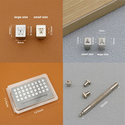 Leather alphanumeric stamp, DIY handmade leather carving personalized movable type seal, stainless steel material, 36 piece set

Sip & Blot / Sip And Blot / Sip&Blot / SipAndBlot