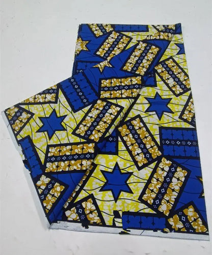 Ankara Wax Fabric 2024 High Quality African Wax Print Fabric 100% Cotton African Guaranteed Veritable Real Wax For Dresses