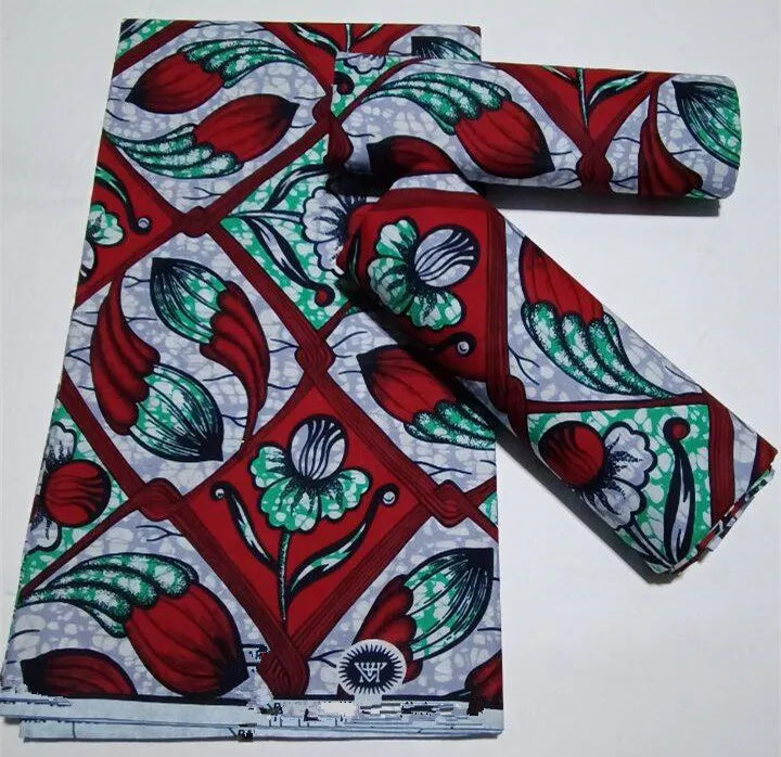 Grand Super Original African Wax Fabric High Quality Nigerian Print Ankara Fabric For Sewing 6 Yard Women Dress 100% Cotton