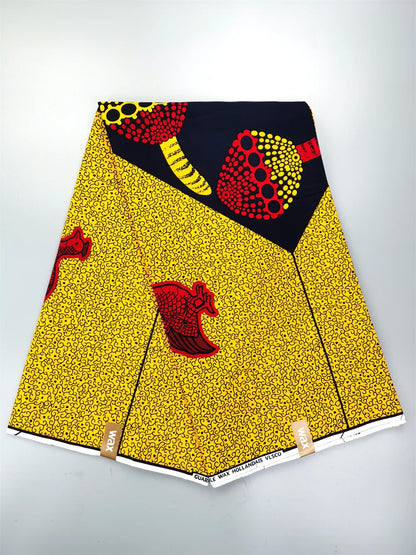 Dutch Ankara Wax Print Fabric High Quality Wax African Hollandais Fabric 100% Cotton Soft African Veritable Real Wax for Dress