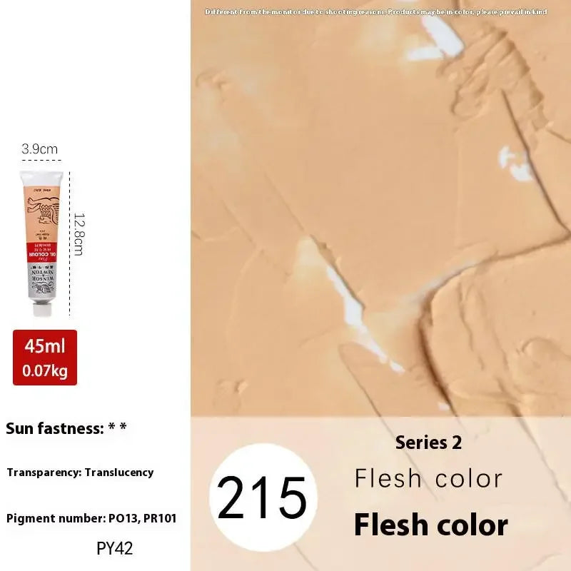 Winsor & Newton 45ML Oil Paint,Colorful Professionals Artist Drawing Tools for Canvas Wood,Crafts,Paper Art Stationery Supplies