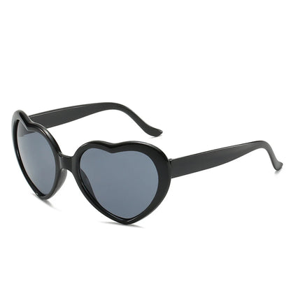Love Heart Shaped Sunglasses Women Men Big Frame Fashion Love Sun Glasses UV400 Protection Unisex Eyewear Shade Goggles