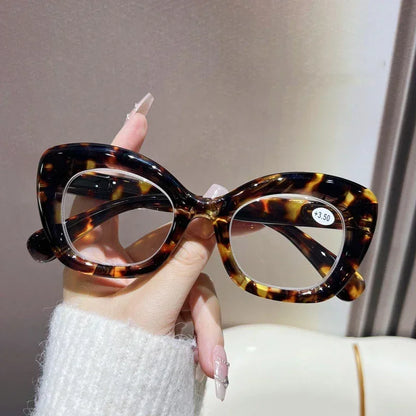 Vintage Finished Presbyopia Glasses Unisex Women Men's Anti Blue Light Farsighted Eyewear Optical Prescription Reading Glasses