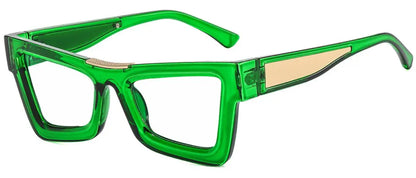 Fashion Personality Colorful Cat Eye Reading Glasses Women Men Luxury Big Frame Anti Blue Light Glasses Presbyopia Eyeglasses