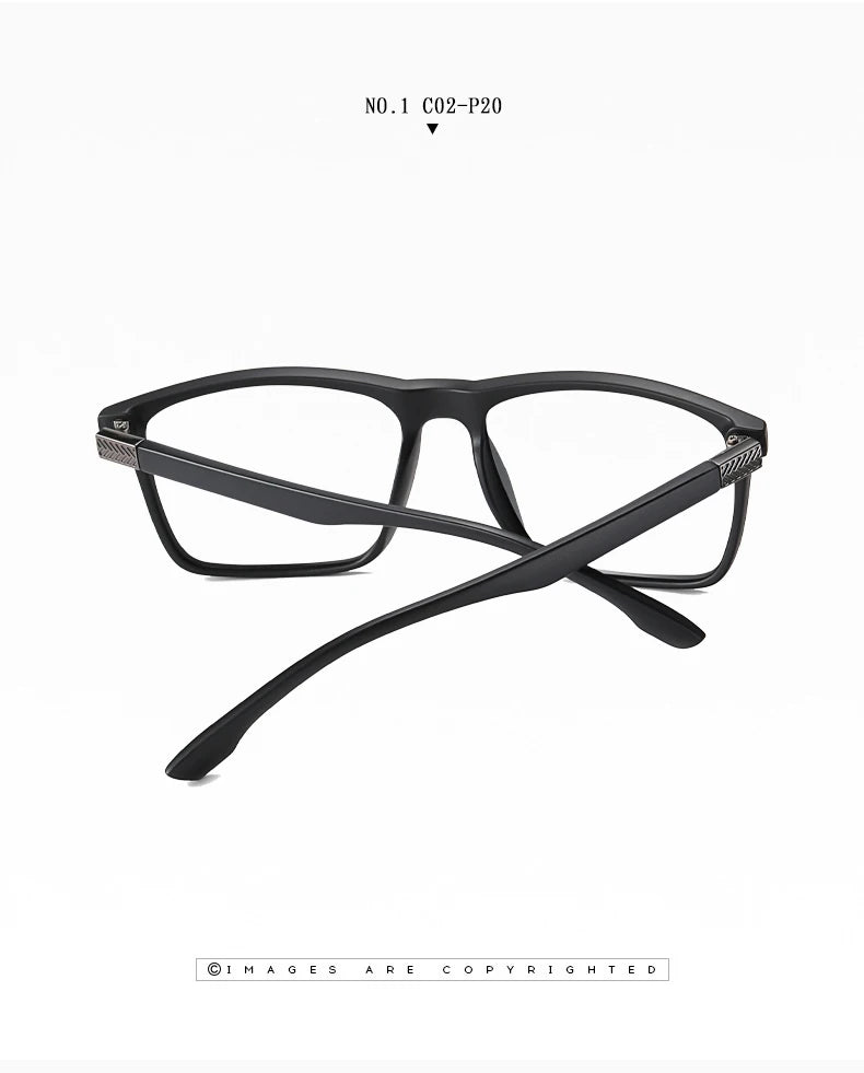 Men's Optical CR39 Lenses Myopia Presbyopic Eyewear Women Blue Light Blocking Prescription Reading Glasses TR90 Eyeglasses Frame