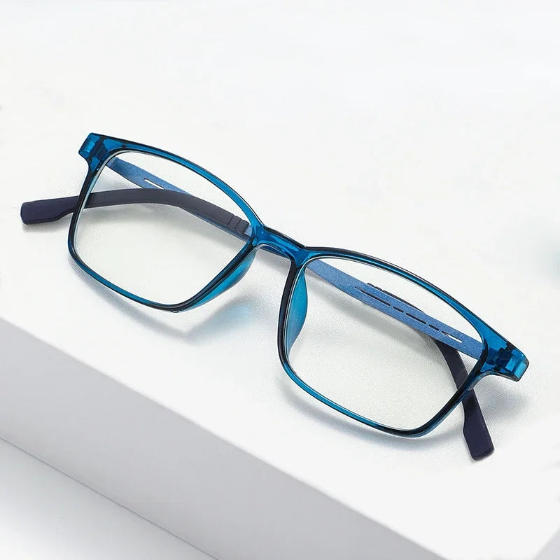 New Anti Blue Light Reading Glasses For Men And Women Blocking Blue Light Optical Lenses Oculos Rectangle Gafas +1.0 +4.0