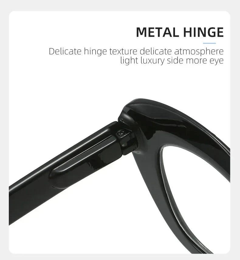 Vintage Finished Presbyopia Glasses Unisex Women Men's Anti Blue Light Farsighted Eyewear Optical Prescription Reading Glasses