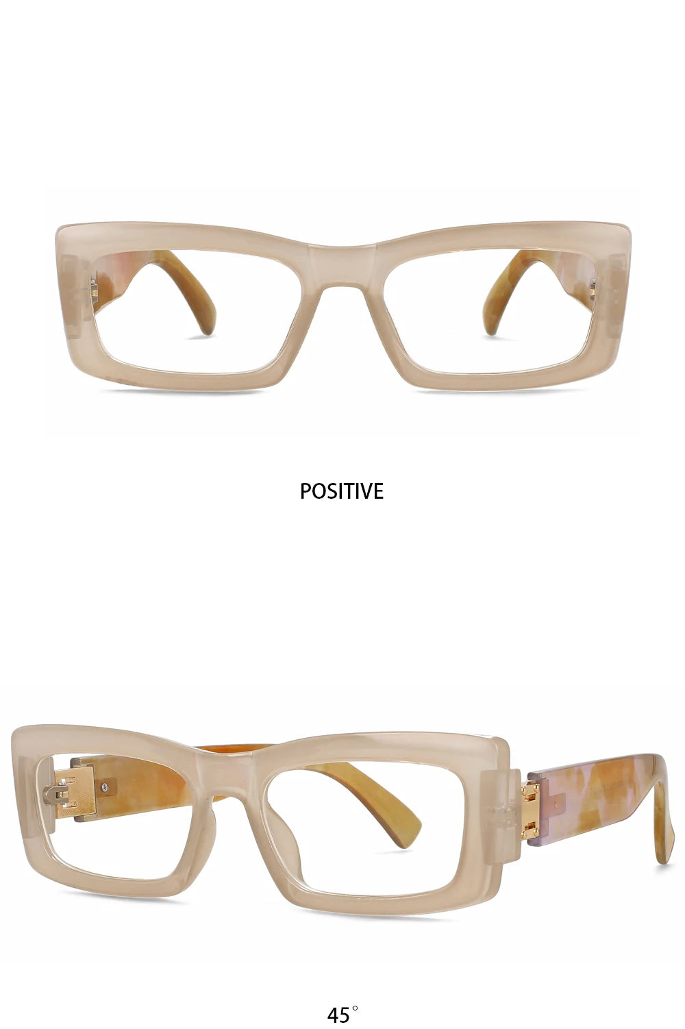 R56339 Women's Square Cat Eye Reading Eyes +1.00 +1.50 +2.00 Modern Small Frame Retro Presbyopia Glasses