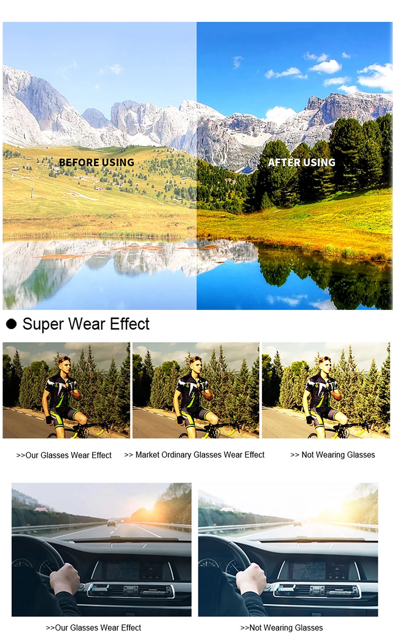 POAT Brand Men Women MTB Bike Bicycle Photochromic Eyewear Cycling Fishing Running Glasses New Style Sunglasses Sports