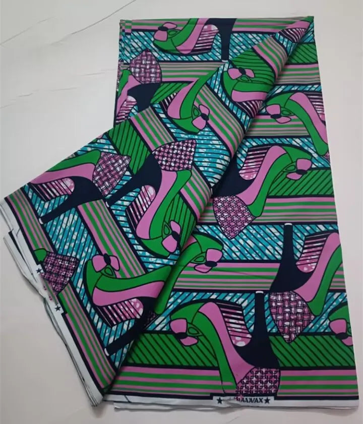Ankara Wax Fabric 2024 High Quality African Wax Print Fabric 100% Cotton African Guaranteed Veritable Real Wax For Dresses