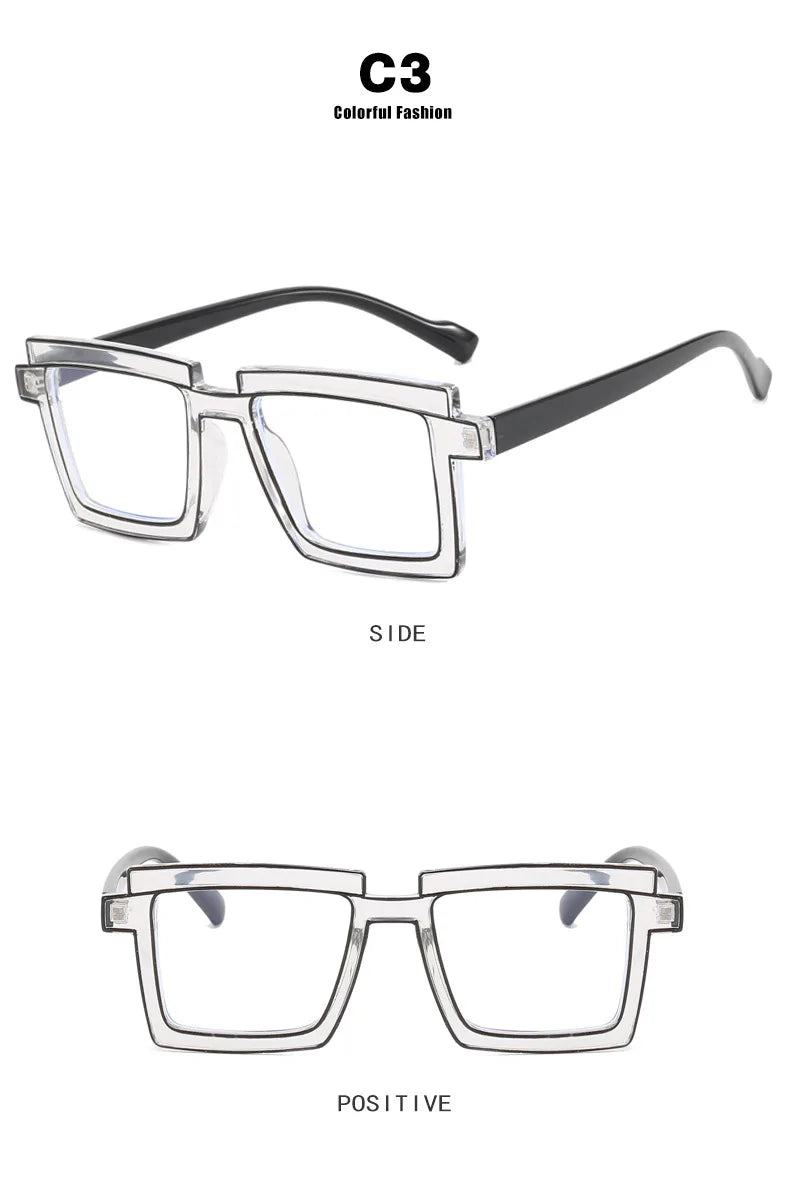 New Fashion Lady Reading Glasses Photochromic Blue Light Filter Prescription Hyperopia Eyeglasses Special Brand Design Frame