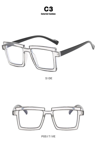 New Fashion Lady Reading Glasses Photochromic Blue Light Filter Prescription Hyperopia Eyeglasses Special Brand Design Frame