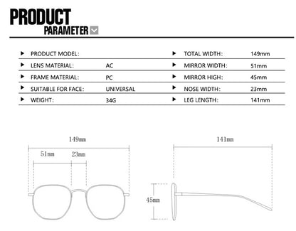Oversized Square Reading Glasses Women Men Blue Light Protection Prescription Eyeglass Thick Frame Transparent Computer Eyewear