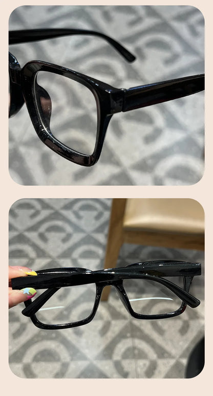 Transparent square Computer Glasses Frame Women Men Anti Blue Light Black Eyewear Blocking Glasses Optical Spectacle Eyeglass