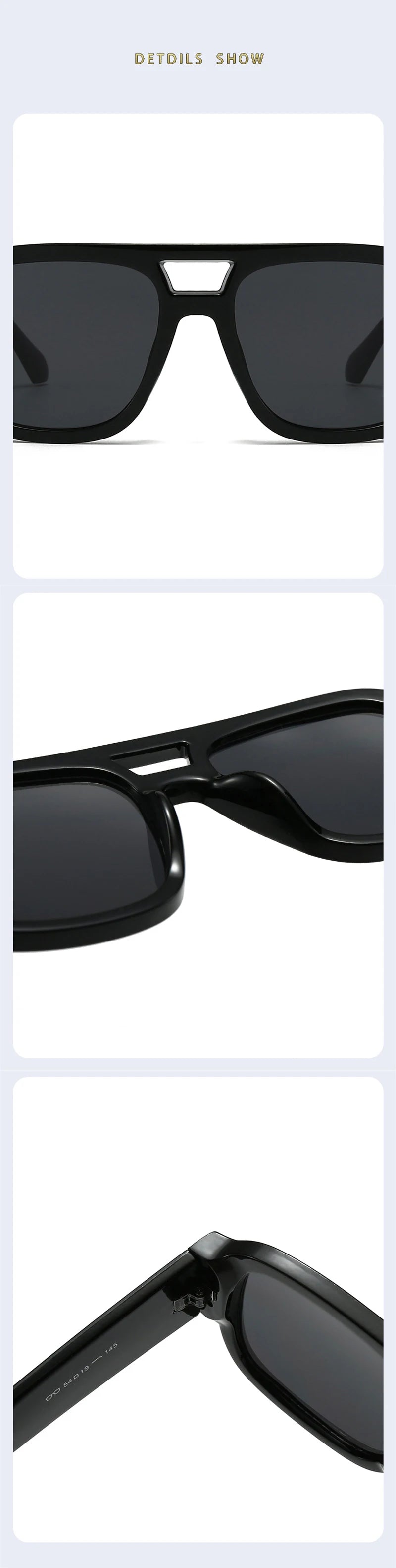 SHAUNA Fashion Double Bridges Square Women Sunglasses Retro Candy Color Leopard Men Sun Glasses Shades UV400