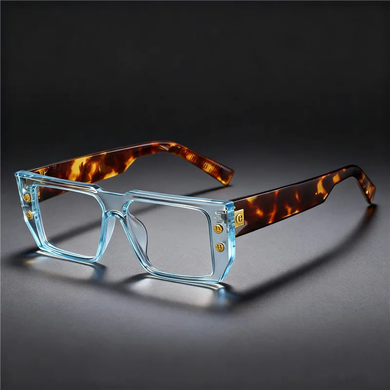 YOOSKE Square Eyeglasses Frames for Women Men Anti Blue Light Glasses Frame Optical Computer Eyewear