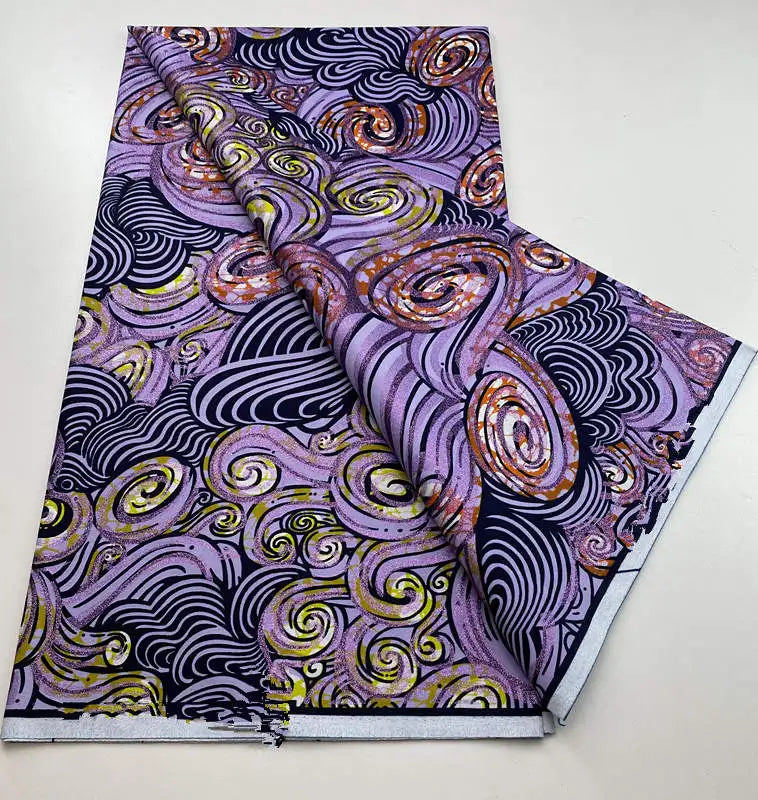 Grand Super 100% Cotton African Wax Fabric High Quality Wax Print Ankara Fabric For Sewing 6yards Women Fabric