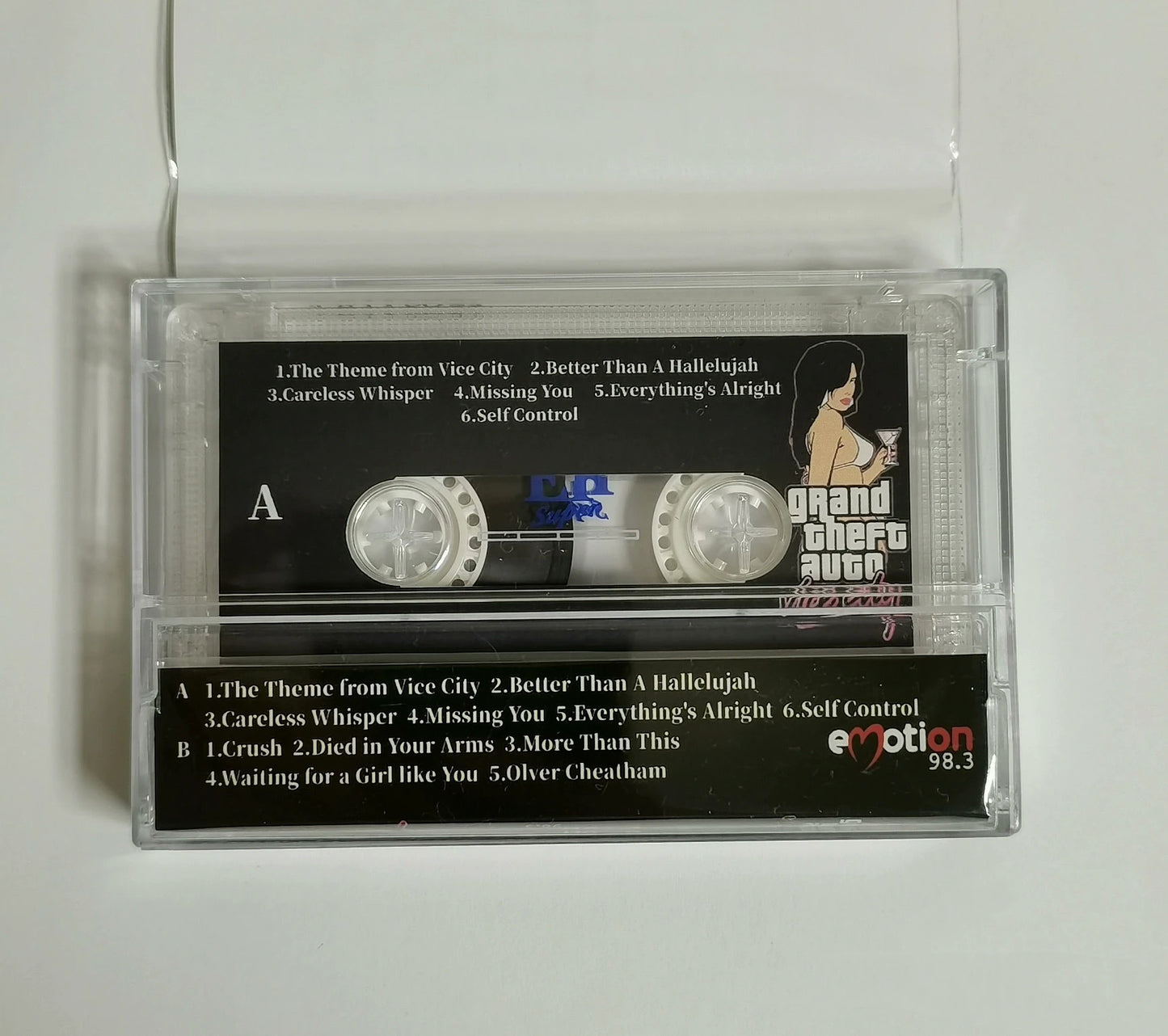 Game GTA Tommy Vercetti Music Tape San Andreas Greatest Hits Album Cassettes Cosplay Recorder Walkman Car Soundtracks Box Gifts