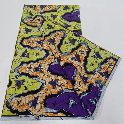African Wax Fabric High Quality Wax Nigerian Ankara Block Prints New Arrivals Batik Fabric Dutch Pagne 100% Cotton For Sewing