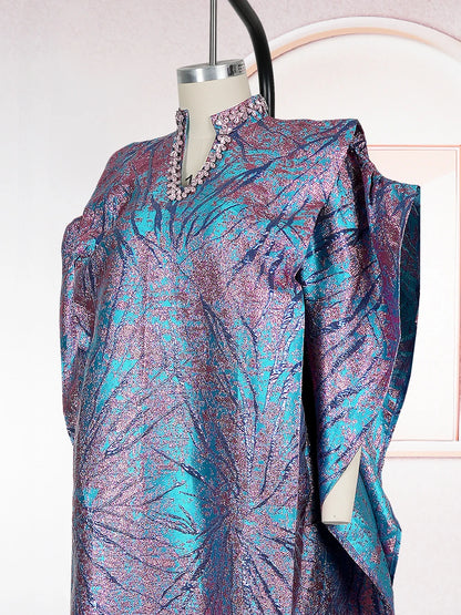2025 New African Clothes For Women Kaftan Dress Fashion Party Dress Vintage Summer Gown Casual Vestidos Muslim Robe BouBou