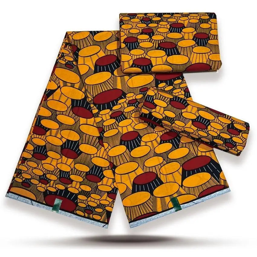 Style Pagne Guaranteed Veritable Original African Real Wax Fabric For Party Dresses Ankara Wax Print Fabric 100% Cotton Ghana