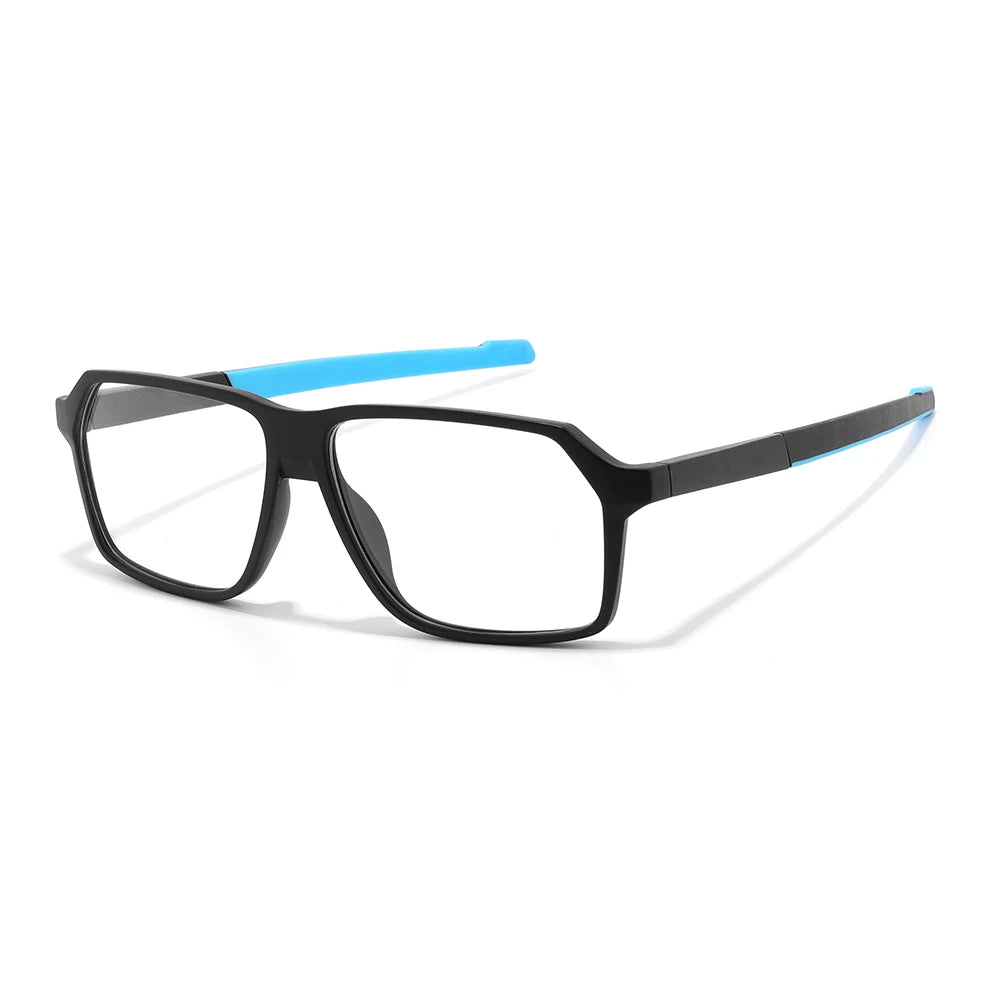 Men Sports Glasses Square Blue Light Myopia Prescription Eyeglasses Reading TR90 Trendy Photochromic Lens Mtb Bicycle Eyewear +1