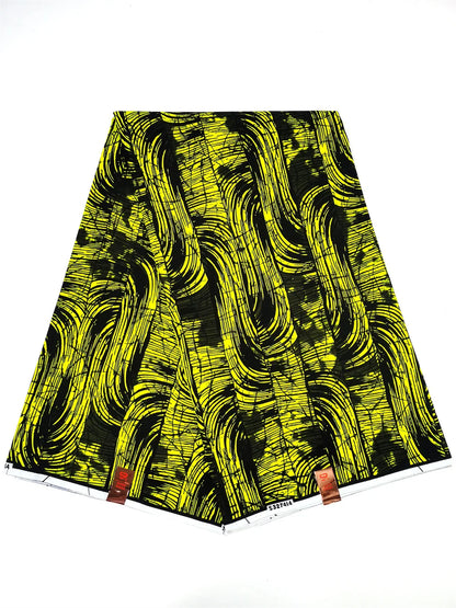 Ankara Fabric African Real Wax Print Fabric 100% Cotton High Quality 6 Yards African Fabric for Party Dress Nigeria
