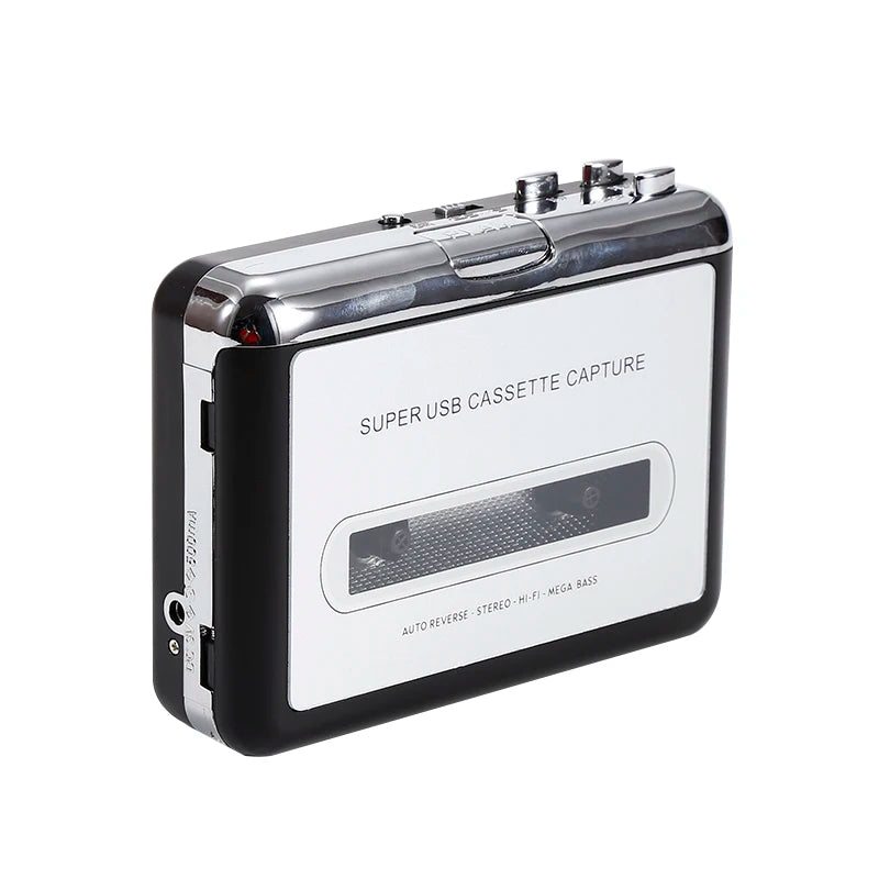 New Cassette Player USB Walkman Cassette Tape Music Audio To MP3 Converter Player Save MP3 File To USB Flash/USB Drive