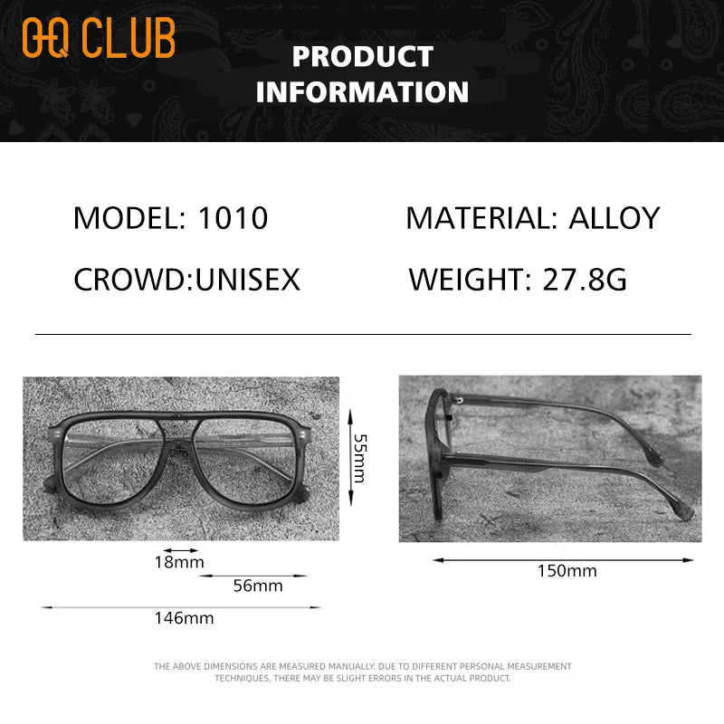 O-Q CLUB Men's Glasses for Reading Glass Eyeglasses Women's Eyepieces Graduated Lenses to Read Eye-glasses -1 Eyeglass Frames