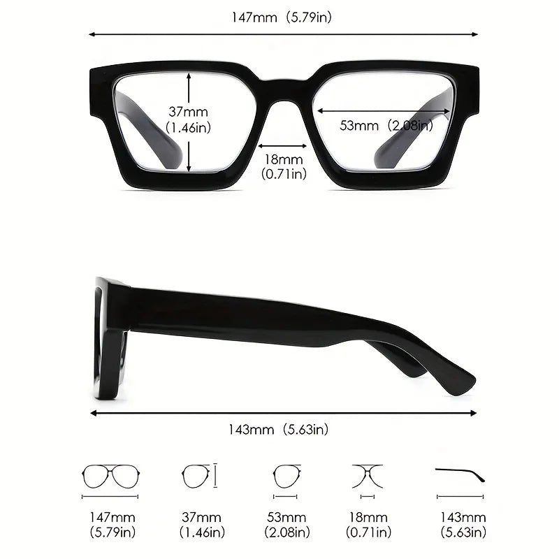 Anti Blue Light Glasses Men Women Transparent Computer Eyeglasses Square Frame Eyewear Blocking Optical Spectacle Eyeglass
