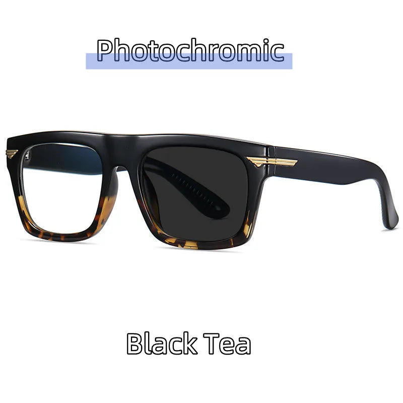 2022 Retro Big Square Frame Designer Reading Glasses Anti Blue Light Computer Eyeglasses Prescription Eyewear Diopters 0 to +6.0