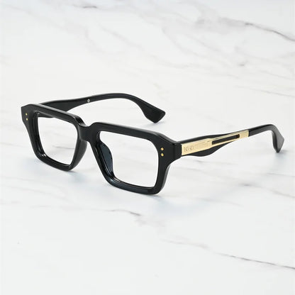 New Brand Design Square Alloy Frame Myopia Glasses Prescription Photochromic Anti Blue Light Women Shortsight Eyewear 0 to -6.00