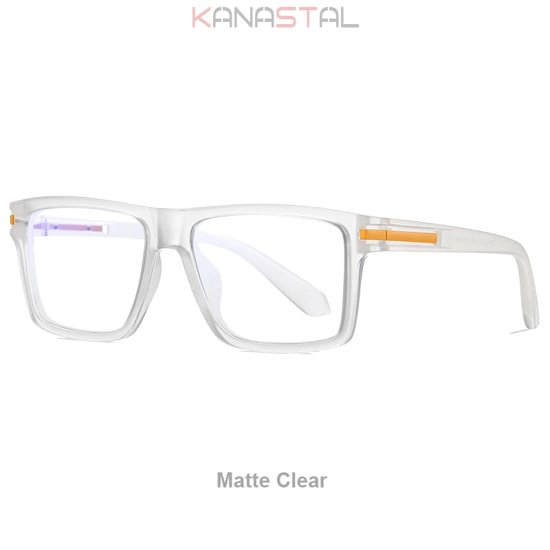 Men Prescription Reading Glasses Optical Lenses Myopia Eyewear Women Blue Light Blocking Goggles TR90 Square Eyeglasses Frame