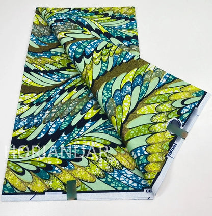 2026 Grand Super Original African Wax Fabric High Quality Nigerian Print Ankara Fabric For Sewing 6 Yard Women Dress 100% Cotton