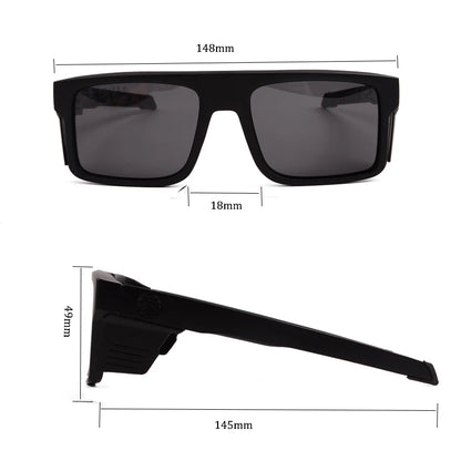 HEAT WAVE Luxury brand Mirror photochromic sunglasses polarized lens Men Eyewear Square Men's Glasses with box baffle HW13