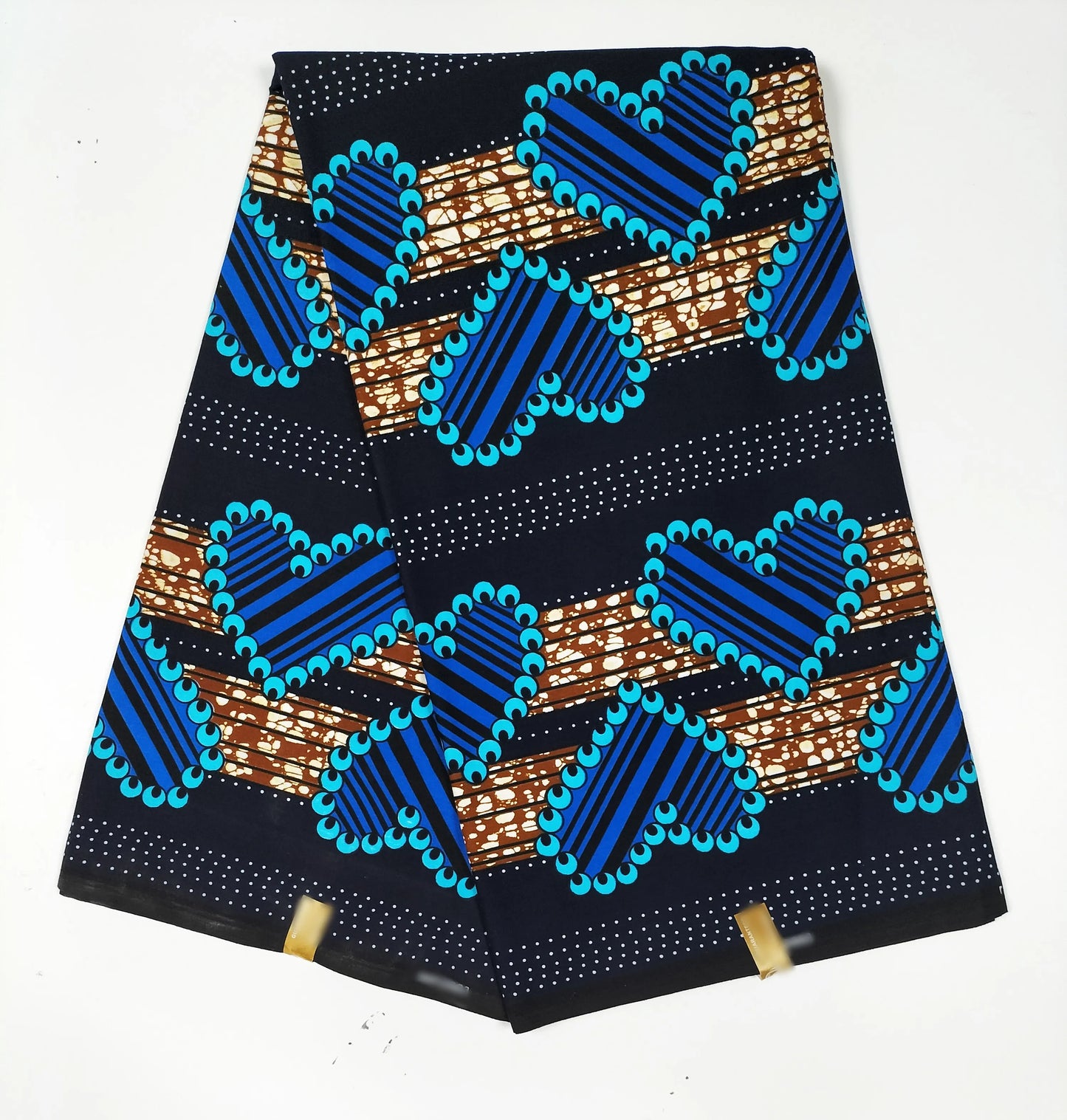 2025 Newest Ankara Real Wax Fabric Guaranteed Veritable African Wax Print Pagne Fabric 100% Cotton 6 Yards Ghana Style Dresses