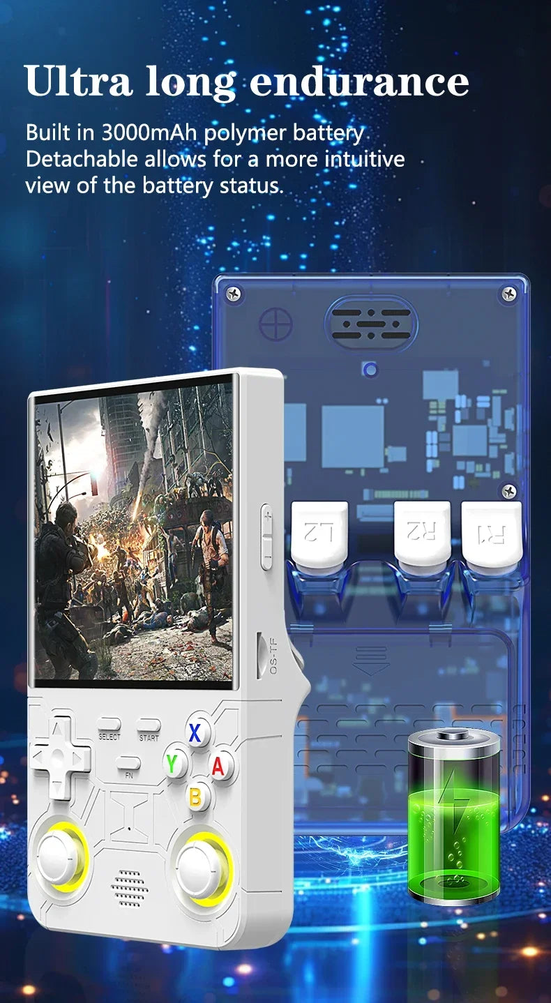 2026 Linux System R36 ULTRA Open Source Video Game Console 4 0inch IPS Handheld Game 64G 20000 Plus Games Retro Pocket Player