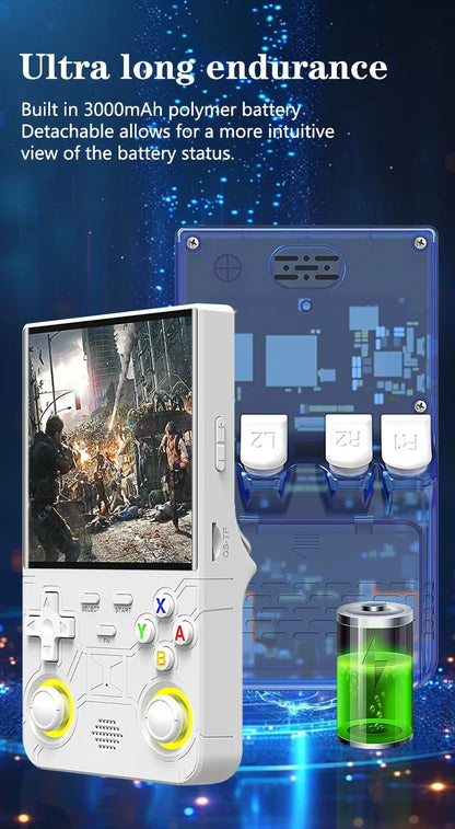 2026 Linux System R36 ULTRA Open Source Video Game Console 4 0inch IPS Handheld Game 64G 20000 Plus Games Retro Pocket Player