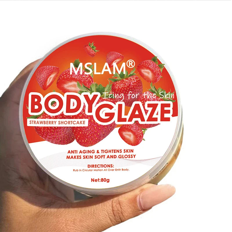 Body Glaze Body Butter Whipped Body Butter for Women, Butter Body Moisturizer for Women Anti Aging Body Cream Leaves Skin Soft