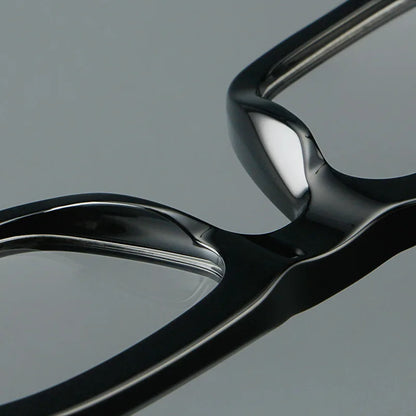 Fashion Thick Frame Acetate Glasses Men Vintage Square Myopia Prescription Eyeglasses Frame Reading Glasses Luxury Brand Eyewear