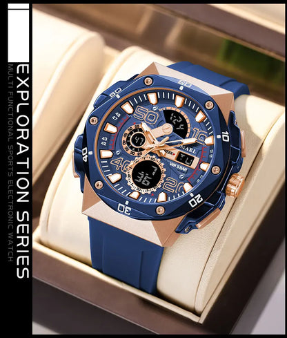 SMAEL Brand 8113 Waterproof Dropshipping Watch Alarm Clock night light Young Fashion business Quartz Sport Wristwatches