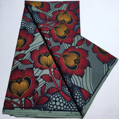 African New Wax Fabric Nigeria Ankara Wax Fabrics Newest Design Block Prints Batik Dutch For Dresses Sewing Cloth Materials