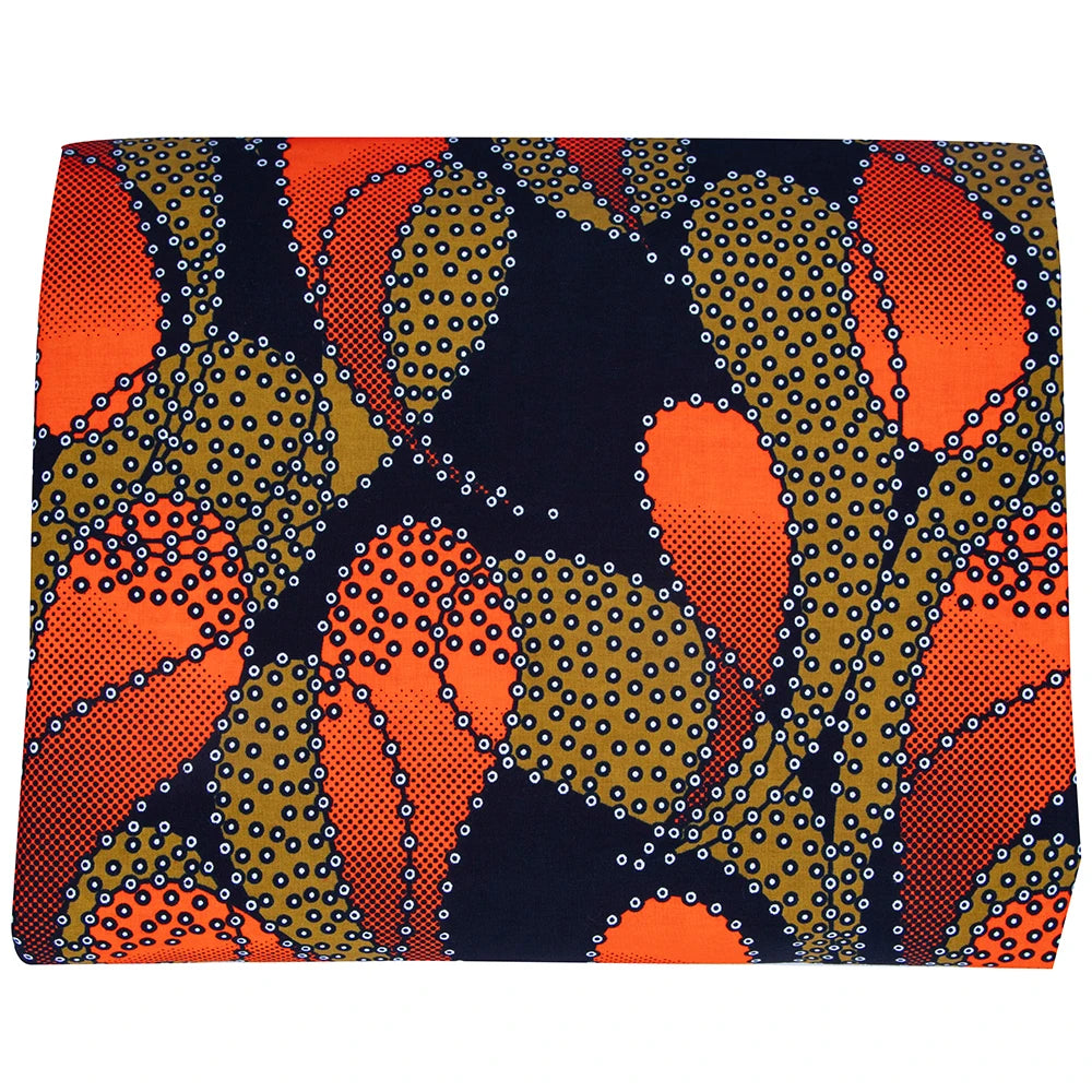 African Fabric Cloth By The Yard 3/6 Yards Ankara Print Wax Fabric for Party Dress Making and Sewing FP6625