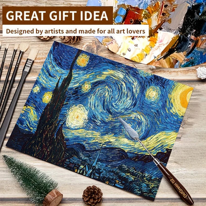 Marie's Artists' Oil Paint Set 24 Colors,for Canvas,Paper,Craft Painting for Artists,Adults,All-ages in Birthday (12ml/0.4oz)