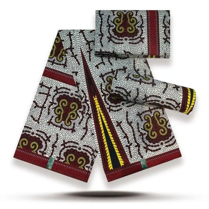 Veritable Super V Real Wax Guaranteed Wax Printed Real Dutch Hollandais Loincloth African Dress 100% Cotton Fabric 6 Yards Batik