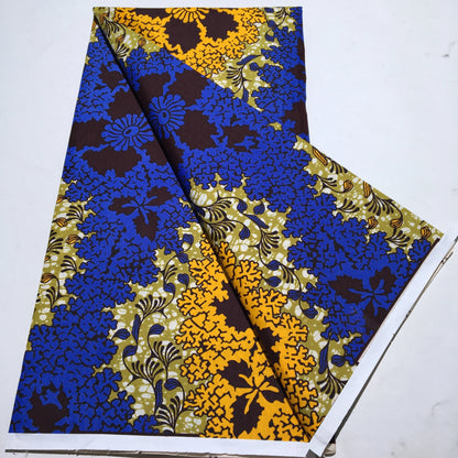 African New Wax Fabric Nigeria Ankara Wax Fabrics Newest Design Block Prints Batik Dutch For Dresses Sewing Cloth Materials