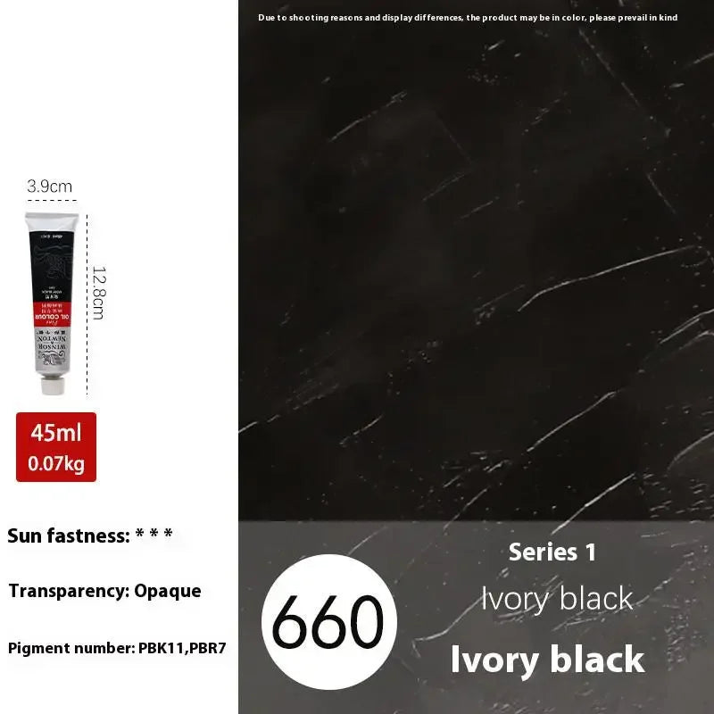 Winsor & Newton 45ML Oil Paint,Colorful Professionals Artist Drawing Tools for Canvas Wood,Crafts,Paper Art Stationery Supplies