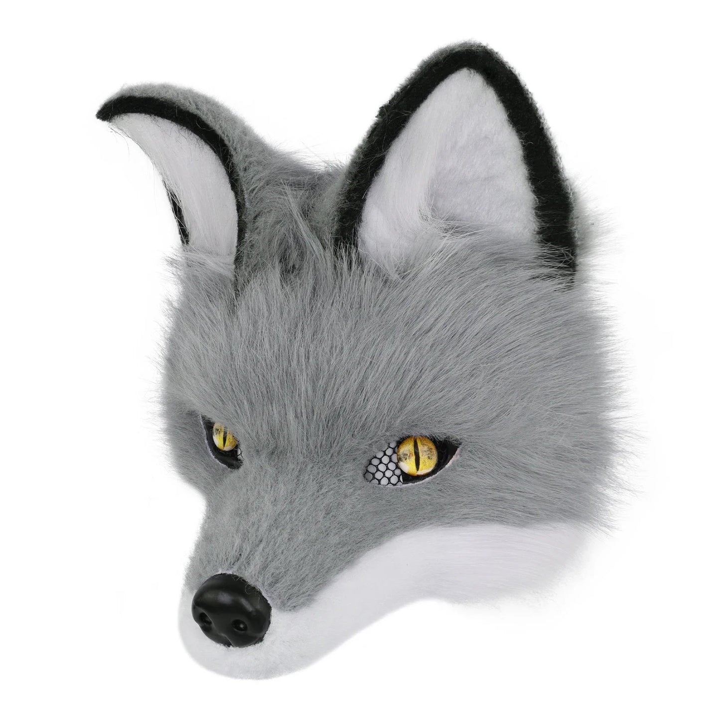 Wolf Mask Half Face Animal Dog Fox Werewolf Masks for Halloween Party Cosplay Costume Props