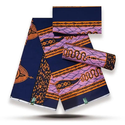 Veritable Super V Real Wax Guaranteed Wax Printed Real Dutch Hollandais Loincloth African Dress 100% Cotton Fabric 6 Yards Batik